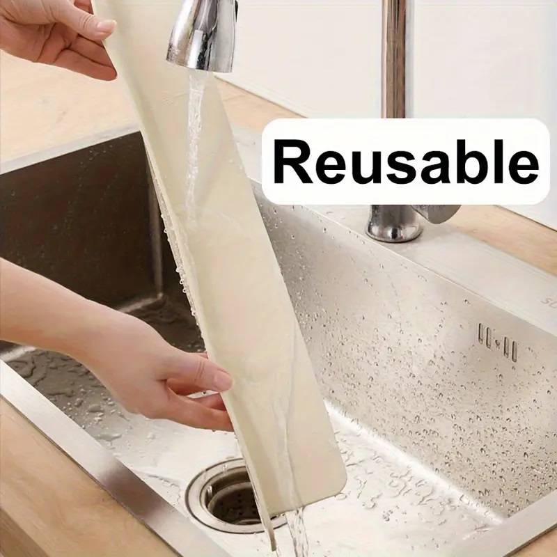 Silicone Sink Splash Guard – For kitchen and Washrooms